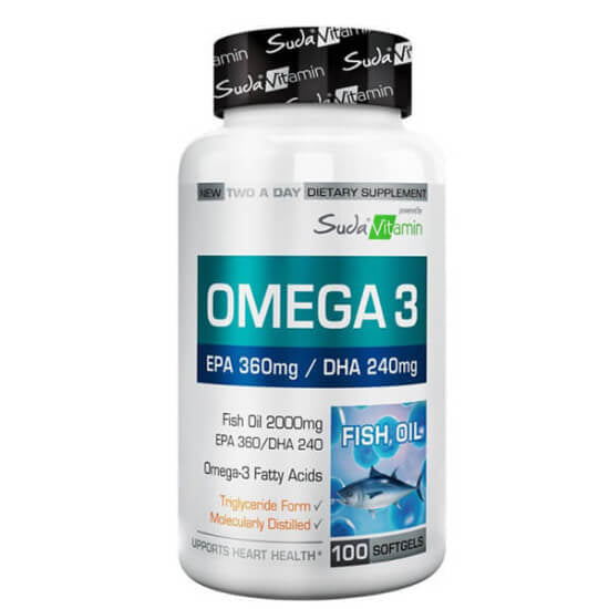 Suda Vitamin Omega 3 2000 mg Dietary Supplement 100 Caps