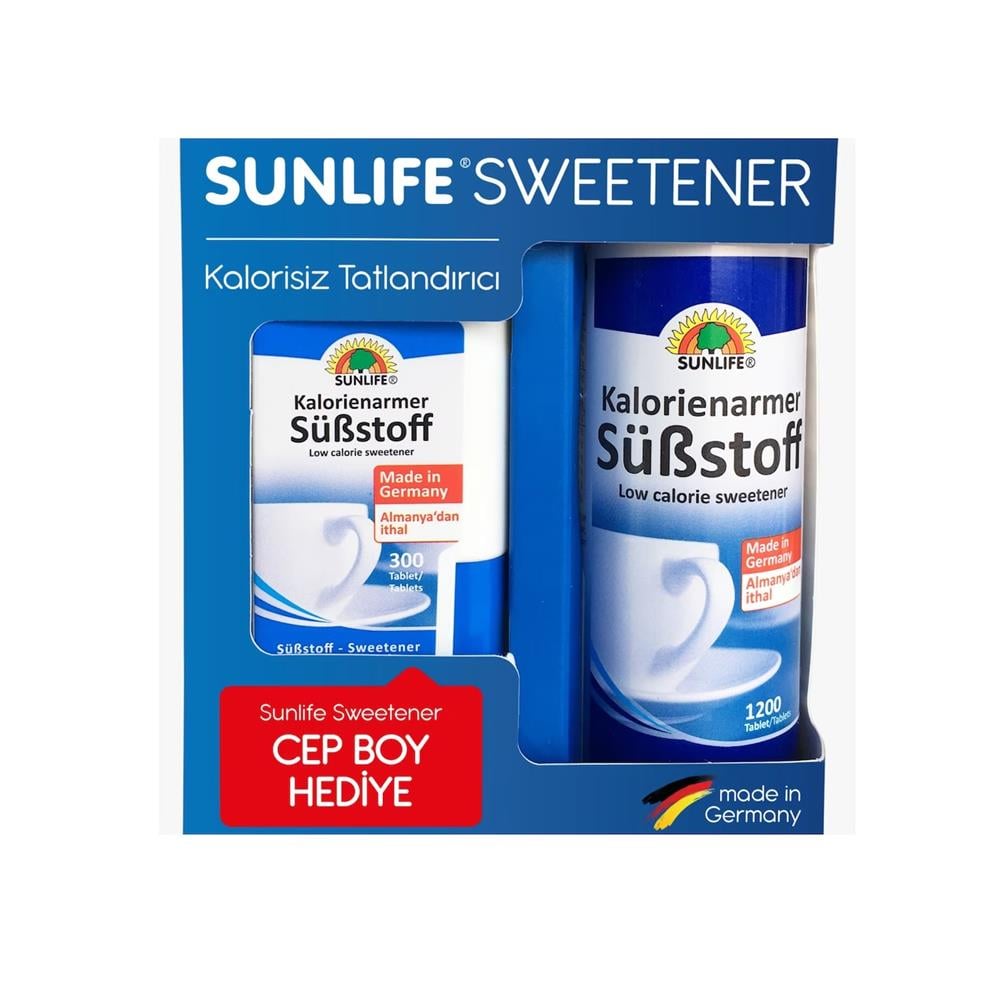 Sunlife Sweetener Sweetener 1200 + 300 Tablets - Vitamin & Supplement