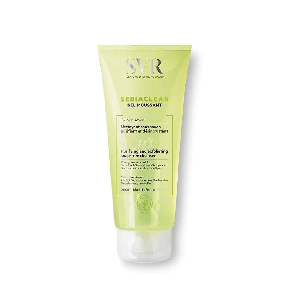SVR Sebiaclear Gel Moussant 200ml 6.76 Fl Oz