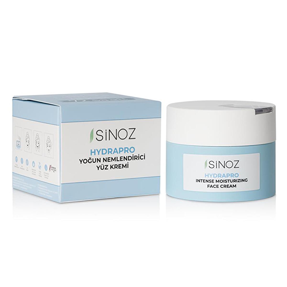 Sinoz Hydrapro: 72-Hour Hydrating Face Cream with Hyaluronic Acid & Snow Mushroom - Vegan Moisturizer for Dry, Sensitive Skin Sinoz Hydrapro: Hydrating Face Cream - 72H Moisture, Vegan Hydrating Face Cream, Moisturizing Face Cream, Vegan Face Cream, Hyaluronic Acid Moisturizer, Squalane Face Cream, Dry Skin Moisturizer, Sensitive Skin Cream, Snow Mushroom Cream, 72-Hour Hydration Cream, Sinoz Hydrapro, Facial Moisturizer, Skin Hydration, Dry Skin Relief, Sensitive Skin Care, Natural Skincare, Vegan Skincare