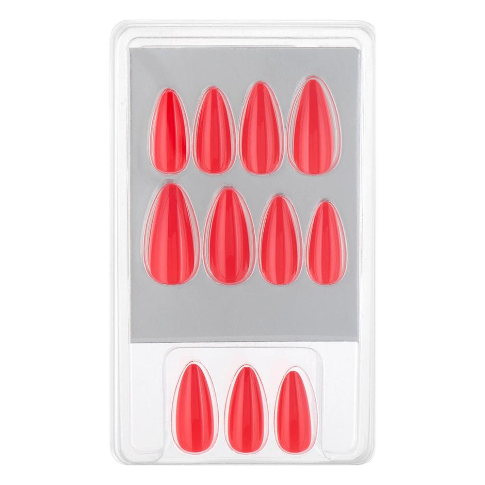 Eklips Red Almond Press-On Nails 24-Pack