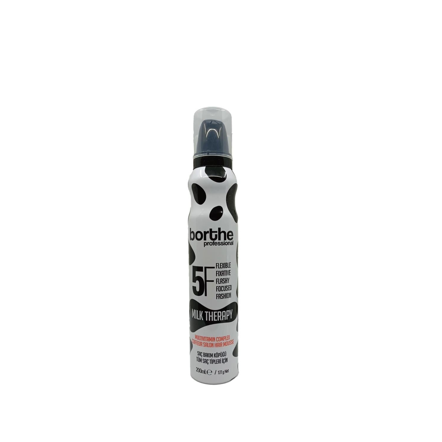 Borthe Professional Milk Therapy Hair Care Foam 200ml - Nourishing & Moisturizing Hair Treatment Borthe Milk Therapy Hair Foam - Nourishing Hair Care hair care product, milk therapy hair treatment, professional hair care, nourishing hair mask, Borthe hair care, hair nourishment, moisturizing hair treatment, dry hair repair, damaged hair care, salon quality hair care, hair care routine, professional hair care products