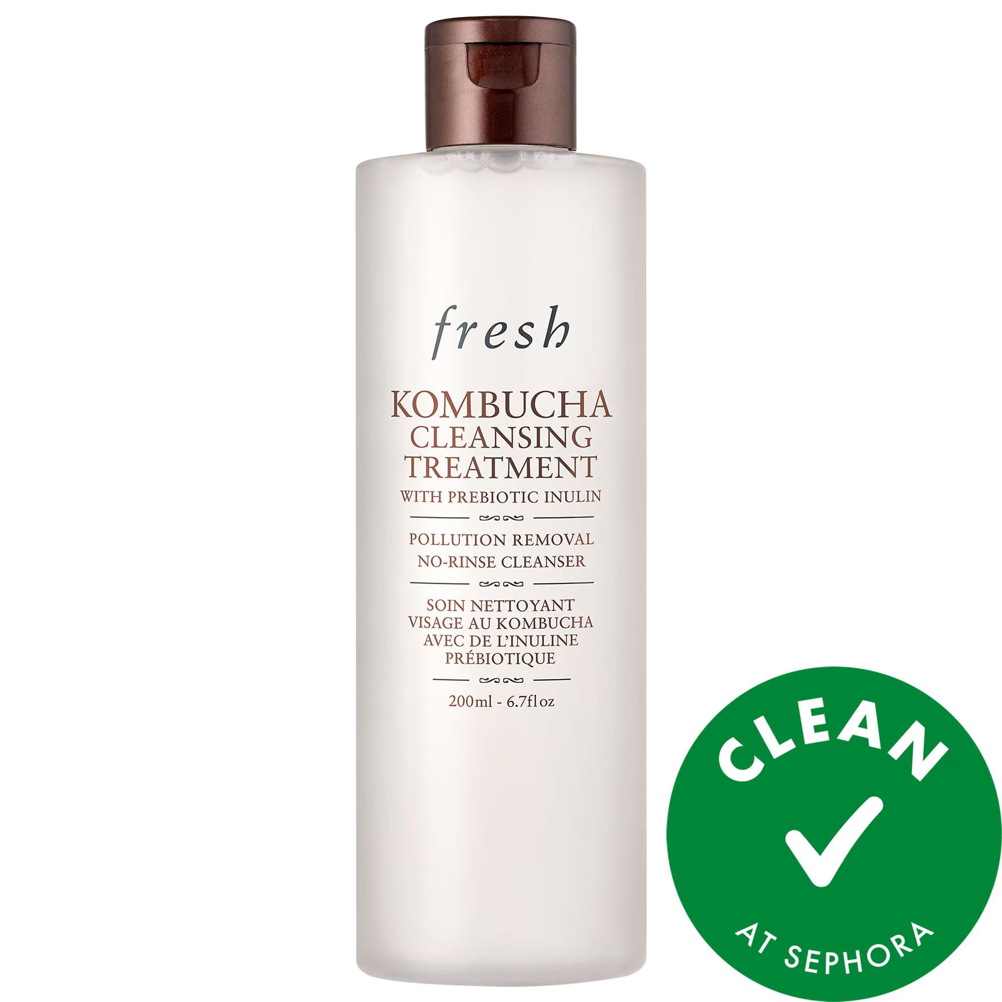 Kombucha Skin Clarity: 2-in-1 No-Rinse Prebiotic Facial Cleanser & Pore Refining Treatment | Gentle Makeup Removing Cleanser Kombucha Cleanser: No-Rinse Prebiotic Facial Cleanser for Clear Skin kombucha cleanser, no-rinse cleanser, prebiotic cleanser, pore refining cleanser, gentle facial cleanser, skin clarity cleanser, makeup removing cleanser, kombucha prebiotic treatment, clean at sephora cleanser, facial cleanser, no rinse face wash, prebiotic face wash, pore minimizing cleanser, gentle cleanser, skin