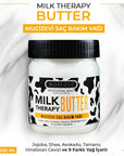 Morfose Milk Therapy Butter Hair Care Oil - Nourishing, Repairing, Anti-Frizz Treatment for All Hair Types - Hair Mask