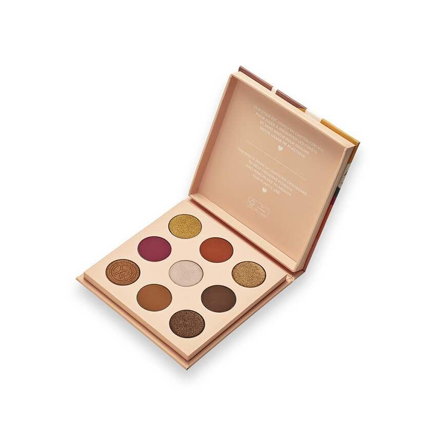 9'lu Far Paleti - Toprak Earth-Toned Eyeshadow Palette for Sensitive Eyes - Vegan, Highly Pigmented Shades Earth-Toned Eyeshadow Palette for Sensitive Eyes - Vegan & Highly Pigmented eyeshadow palette, vegan makeup, earth tones, sensitive eyes makeup, highly pigmented eyeshadows, makeup for dry eyes, cruelty-free beauty products, Mavi Kantaron extract, St. John's Wort benefits, natural makeup looks, special occasion makeup, everyday makeup essentials