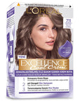 Loreal Paris Excellence Cool Creme Hair Dye 7.11 - Long-Lasting Cool Tones with Pro-Keratin Loreal Paris Cool Creme Hair Dye - Long-Lasting Cool Tones hair dye, cool tones hair color, anti-orange hair dye, pro-keratin hair dye, long-lasting hair color, Loreal Paris, Excellence Cool Creme, hair care, coloring hair, gray hair coverage, salon quality hair color