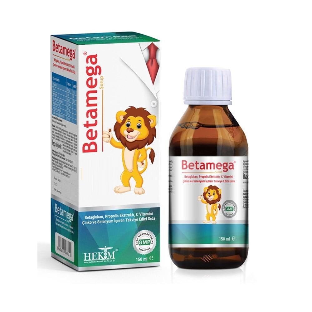 Betamega Immune Support Dietary Supplement Syrup - Beta Glucan, Vitamin C, Zinc, Propolis & Selenium - 150ml (5.07 fl oz) Betamega Immune Support Syrup - Beta Glucan & Vitamin C Dietary Supplement Syrup, Beta Glucan Syrup, Immune System Support, Vitamin C Supplement, Zinc and Selenium Syrup, Natural Health Supplements, Propolis Dietary Supplement, Immune Health, Nutritional Supplements, Health Supplements, Wellness Products