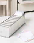 Ocean Home Drawer Organizer - 16.34 x 4.33 x 4.72 inches, Stylish Gri Çizgili Design for Home Organization