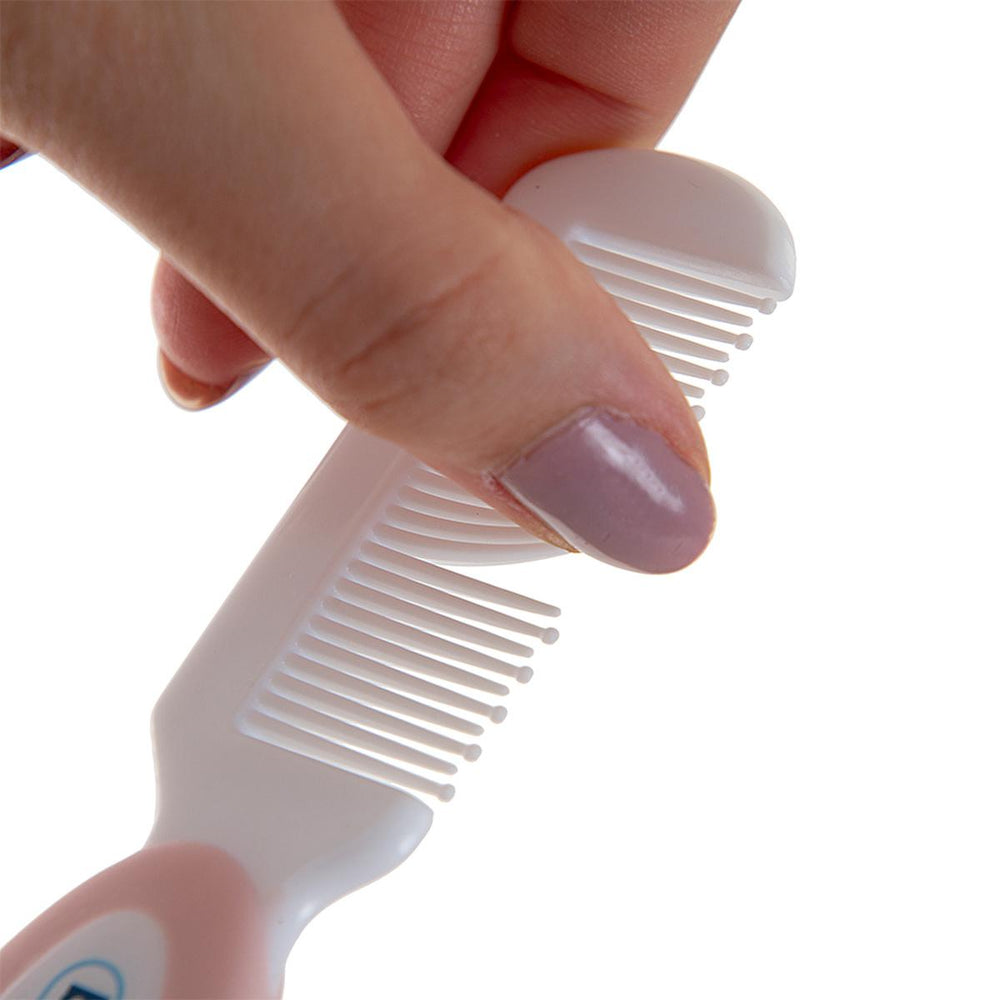 Babyjem Natural Bristle Baby Hair Brush and Comb Set - Gentle Detangling for Infants - view 2