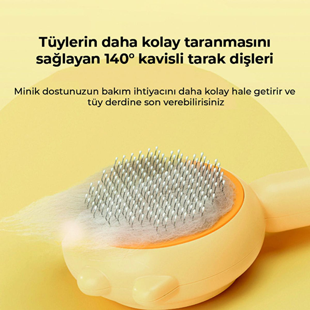 Neutron Pet Grooming Tool - Adjustable Comb for Cats & Dogs, Ergonomic Handle, Easy Hair Collection - Hair Accessories