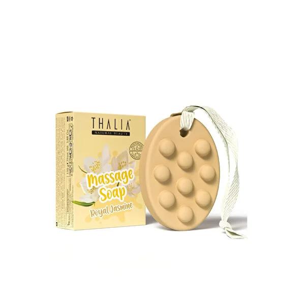 Thalia Royal Jasmine Massage Soap - Moisturizing & Nourishing Soap with Almond Oil & Jasmine Scent Thalia Royal Jasmine Massage Soap for Nourishing Skin Massage soap, Moisturizing soap, Jasmine scented soap, Almond oil enriched soap, Skincare products, Natural skincare, Nourishing soap, Luxurious soap, Skincare routine, Skincare essentials, Body care, Bath products, Soap for dry skin, Soap for sensitive skin