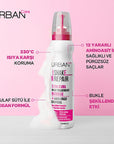 Urban Care Curly Hair Care Repair Spray - Vegan, Heat Protection Up to 230°C, Dermatologically Tested - 5.07 fl oz Urban Care Curly Hair Spray - Vegan & Heat Protective curly hair care, frizzy hair repair, vegan hair products, dermatologically tested hair care, heat protection hair spray, curly hair solution, frizz control, hair nourishment, vegan beauty products, cruelty-free hair care
