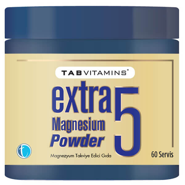 Tab Ilac Tabvitamins Extra 5 Magnesium Powder 60 Servings