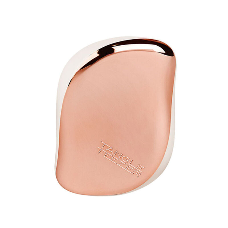 Tangle Teezer Compact Styler Pink Matte Chrome Hairbrush 1 Count