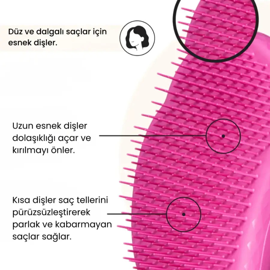 Tangle Teezer Original Fine & Fragile Detangling Brush Berry Bright