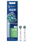 Oral-B Cross Action Toothbrush Replacement Heads - 2 Pack, Effective Plaque Removal & Oral Hygiene for Electric - Toothpaste