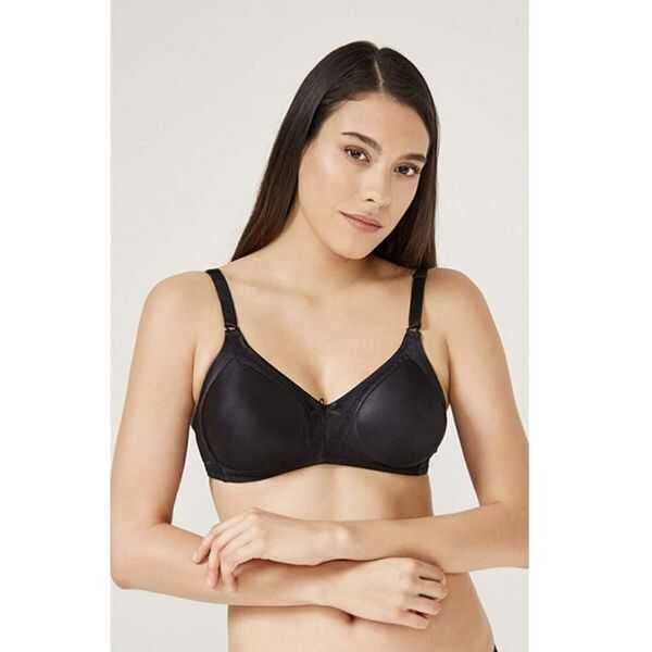 Ten 111117 Seamless Comfort Daily Support Bra in Black