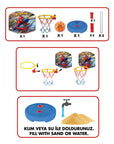 Dede Oyuncak Spiderman Kids Basketball Hoop Set - Adjustable Height, Safe & Fun Indoor/Outdoor Game for Children Spiderman Kids Basketball Set - Adjustable Height, Fun for Kids Spiderman basket set, kids basketball hoop, adjustable height basketball toy, children's basketball set, Spiderman toy, indoor basketball hoop, outdoor basketball game for kids, basketball set, kids basketball, adjustable basketball hoop, Spiderman, toy, sports, active play, outdoor toys, indoor toys, gifts for kids, birthday gift, S