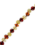 Babyjem Amber Teething Bracelet for Babies - Natural Pain Relief, Individually Knotted Amber Stones - view 5