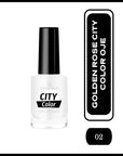 Golden Rose City Color Nail Lacquer Glossy Shade 02