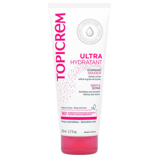 Topicrem Gentle Scrub Face & Body Exfoliating Gel 200ml