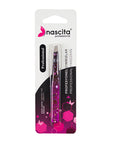 Nascita Profesyonel Slanted Tip Eyebrow Tweezers - Precision Grooming Tool for Eyebrows & Facial Hair Removal Nascita Profesyonel Eyebrow Tweezers - Precision Grooming eyebrow tweezers, professional tweezers, slanted tweezers, facial hair removal, precision grooming tools, beauty tools, personal grooming, eyebrow shaping, hair removal tools, grooming essentials
