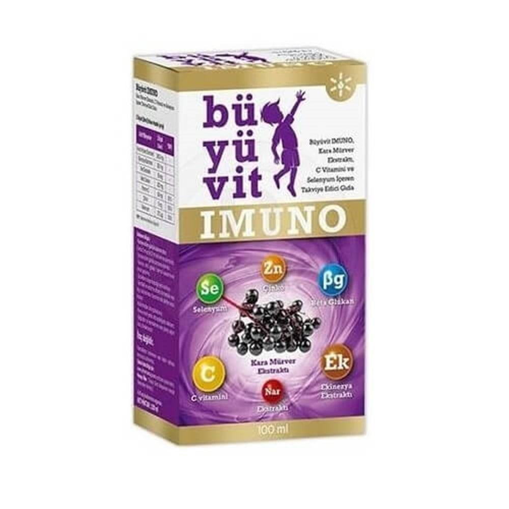 Büyüt Immune Elderberry Extract Supplement Liquid - 3.38 fl oz, Gluten-Free, Alcohol-Free Immune System Support Büyüt Immune Elderberry Extract Liquid Supplement - 3.38 fl oz Immune system support, Elderberry supplement, Vitamin C supplement, Zinc supplement, Natural health products, Dietary supplement liquid, Gluten-free health supplement, Alcohol-free supplement, Immune booster, Liquid supplement, Health and wellness, Natural immune support, Supplement for adults, Cold and flu season support