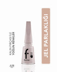 Flormar Jelly Look High-Shine Gel Effect Nail Polish JL58 Milky 11ml