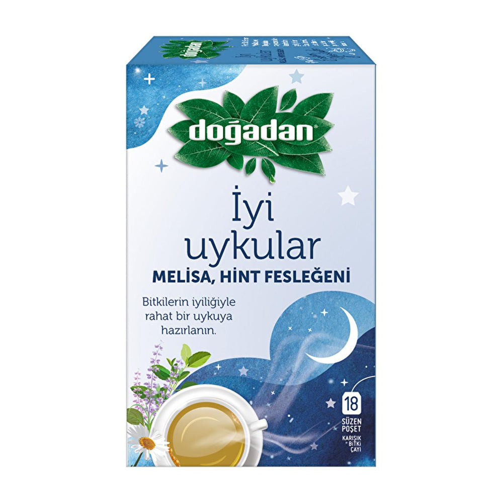 Doğadan Herbal Tea for Relaxation and Sleep - 18 Tea Bags, Natural Sleep Aid, Caffeine-Free - Perfume