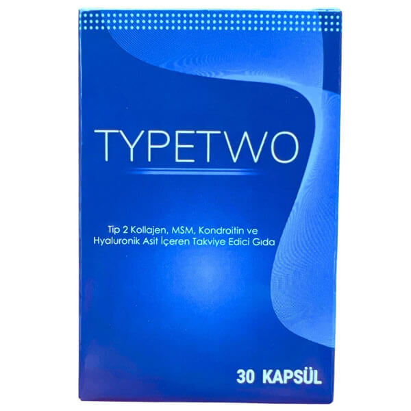 Typetwo Collagen Dietary Supplement for Joint Support 30 Capsules