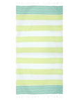 Eklips Striped Pistachio Green Pestemal Towel