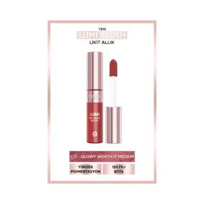 L'Oréal Paris Lumi Likit Liquid Blush - 635 Glowy Worth It Medium for Natural Makeup and Healthy Glow L'Oréal Paris Liquid Blush for Natural Glow Liquid Blush, Natural Makeup, Healthy Glow, Buildable Color, L'Oréal Paris Lumi Likit Allık, Makeup, Cosmetics, Beauty Products, Cheek Color, Radiant Appearance, Lightweight Formula, Easy Application, Versatile Makeup, Everyday Makeup, Special Occasion Makeup