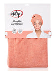 Eklips Microfiber Hair Towel for Gentle Drying Peach