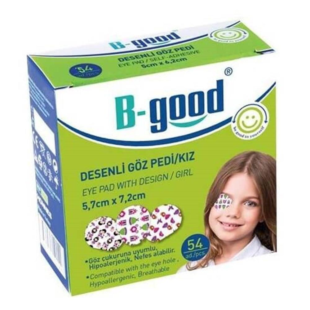 B-good Hypoallergenic Eye Pads for Girls - 54 Count, Breathable & Sterile B-good Hypoallergenic Eye Pads for Girls - Safe & Comfortable eye pads for children, hypoallergenic eye pads, breathable eye care, sterile eye pads, eye care for girls, children's eye care, sensitive skin solutions, hypoallergenic material, breathable design, sterile packaging, girl-friendly products, eye comfort, gentle eye care
