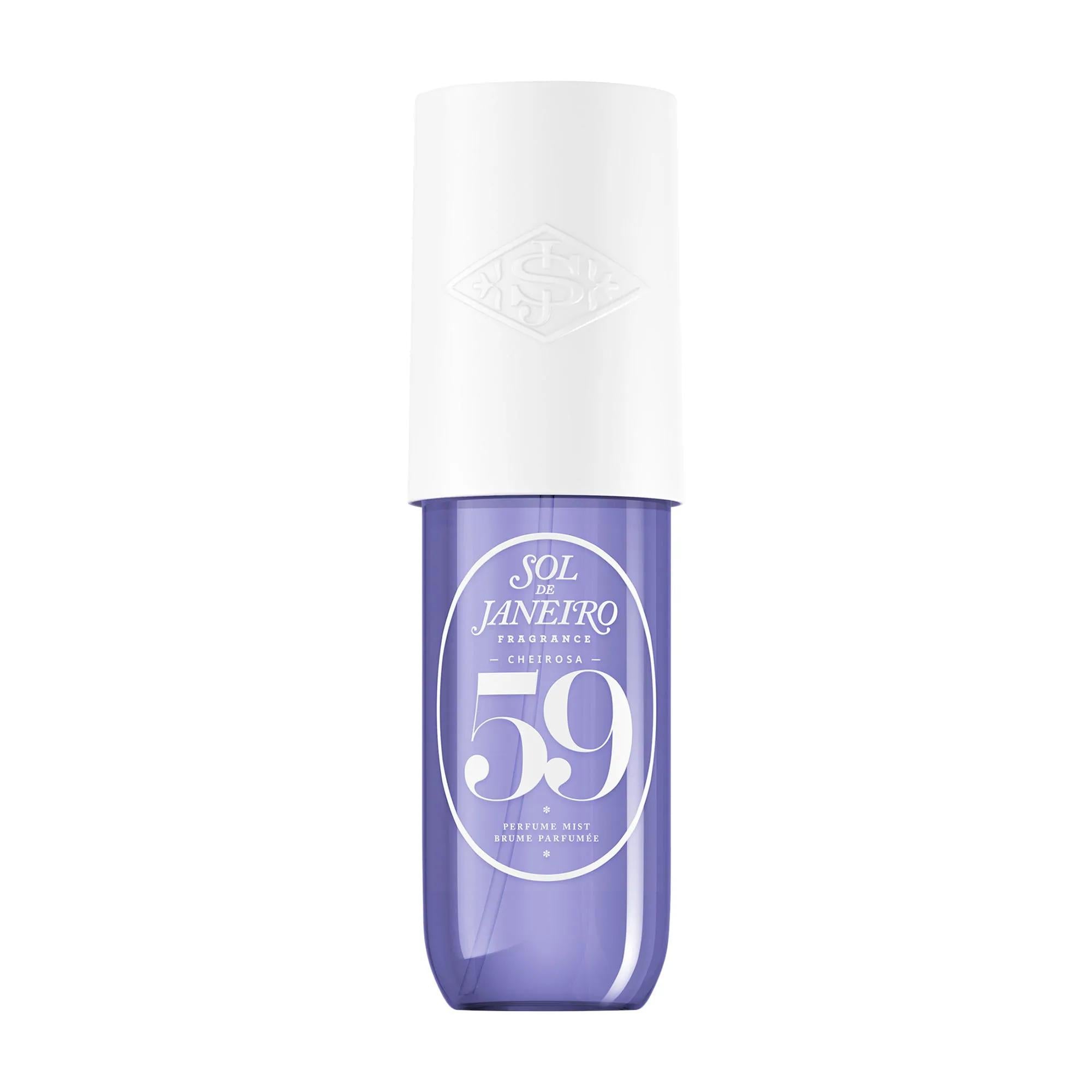 Sol de Janeiro Mini Cheirosa 59 Delicia Hair & Body Perfume Mist - Warm & Sweet Gourmands Fragrance with Sugared Violet, Vanilla Orchid, Sandalwood Sol de Janeiro Perfume Mist - Warm & Sweet Gourmands Perfume Mist, Hair & Body Fragrance, Warm & Spicy Fragrance, Warm & Sweet Gourmands, Sugared Violet, Vanilla Orchid, Sandalwood, Fragrance, Beauty, Personal Care, Sol de Janeiro, Mini Cheirosa 59 Delicia