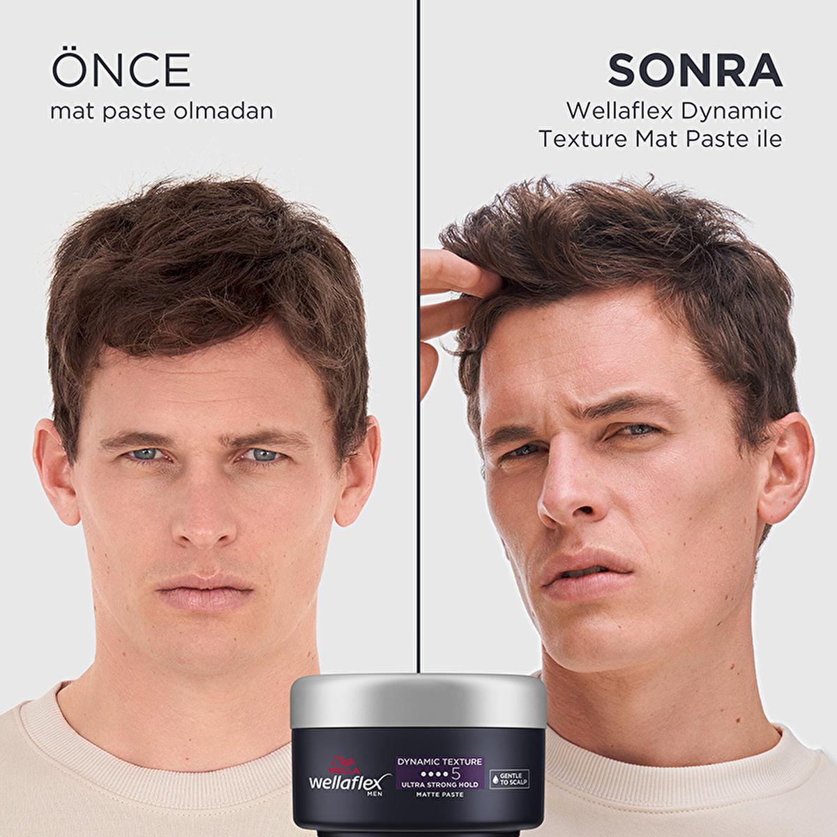 wella-wellaflex-men-dynamic-texture-mat-paste-75ml, wella-men-hair-wax-ultra-strong-hold Wella Wellaflex Men Dynamic Texture Mat Paste - Ultra Strong Hold Hair Wax | 75 ml Wella Wellaflex Men Dynamic Texture Mat Paste - Ultra Strong Hold wella, men-hair-care, hair-wax, ultra-strong-hold, dynamic-texture, vegan-hair-care, men-hairstyling, stylish-men, hair-paste, ai-generated