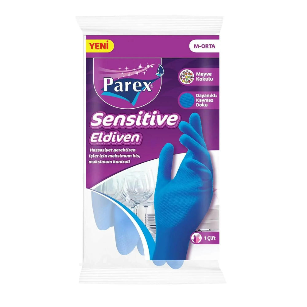 Parex Sensitive Medium Gloves for Delicate Tasks 1 Pair