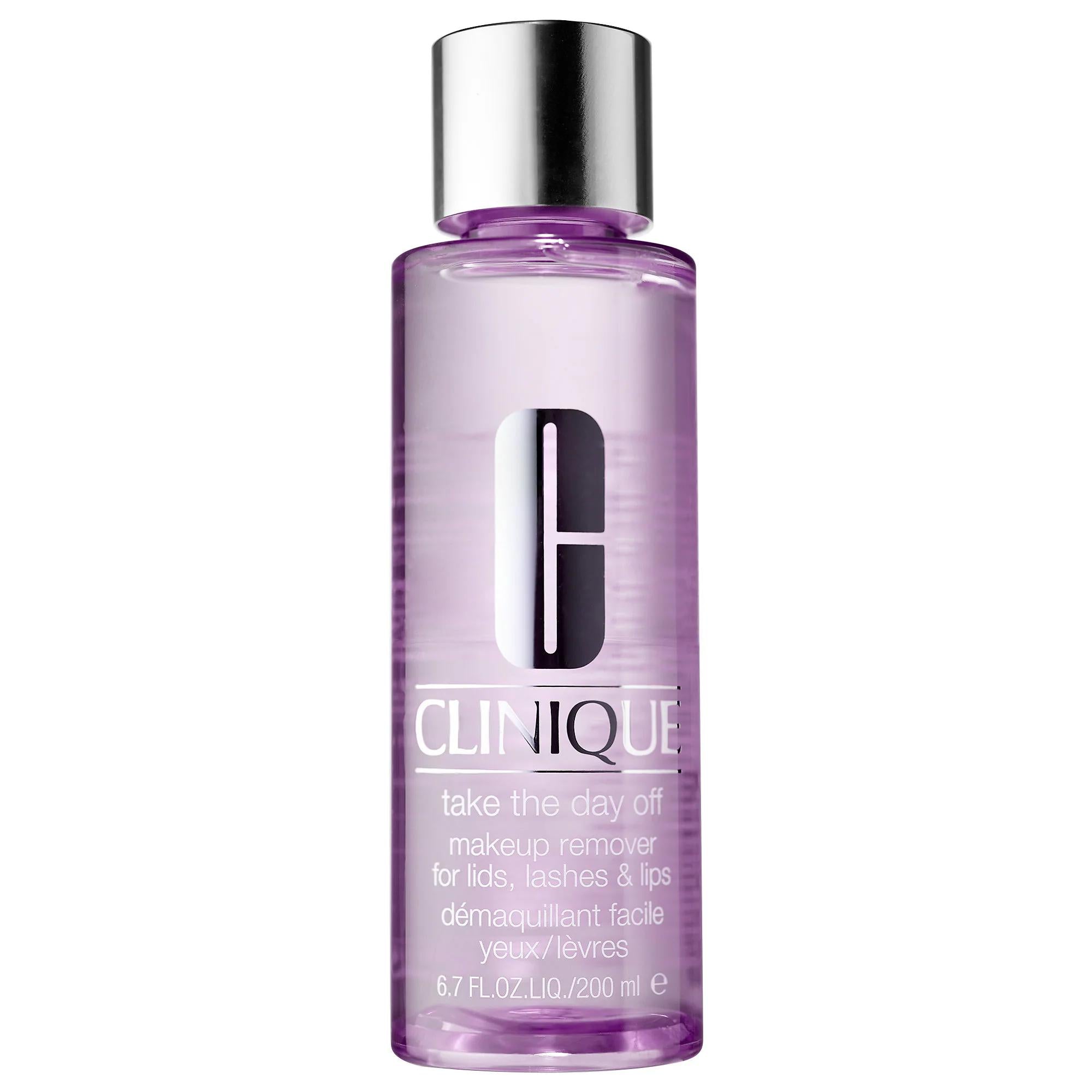 Clinique Take The Day Off Makeup Remover For Lids, Lashes & Lips - Gentle, Effective Eye & Lip Makeup Removal Clinique Take The Day Off Makeup Remover - Gentle & Effective makeup remover, eye makeup remover, lip makeup remover, gentle makeup remover, waterproof mascara remover, Clinique, Take The Day Off, sensitive skin, cleaner beauty, oil-free, paraben-free, sulfate-free, phthalate-free, cosmetics, beauty products, skincare