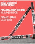 Maybelline New York Build a Brow 2-in-1 Eyebrow Pencil & Gel - Long Lasting, Smudge Proof, Precise Application - view 3