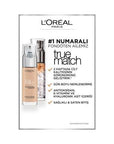 Loreal Paris True Match Foundation - Natural-Looking, Moisturizing & Long-Lasting Makeup for All Skin Types Loreal Paris True Match Foundation - Natural & Long-Lasting Loreal Paris True Match Foundation, Natural looking foundation, Moisturizing foundation, Long-lasting foundation, Suitable for all skin types foundation, Foundation Makeup, Makeup, Cosmetics, Skincare, Beauty Products