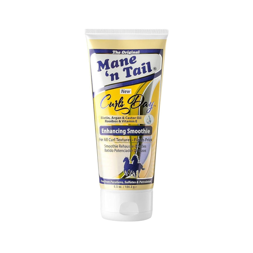Mane 'n Tail Curls Day Enhancing Smoothie Anti-Frizz Moisturizing Hair Cream for Curly Hair - 184g Mane 'n Tail Curls Day Enhancing Smoothie - Anti-Frizz Hair Cream curly hair care, anti-frizz hair product, moisturizing hair cream, Mane 'n Tail Curls, daily hair styling product, hair moisturizer, curl enhancer, frizz control, curly hair solution, hair care routine, Mane 'n Tail hair products