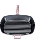 Lava Cast Iron Rectangular Grill Pan - 10.24 x 12.60 inches, Durable Enamel Coating, Versatile Cooking Lava Cast Iron Grill Pan - Durable & Versatile cast iron grill pan, rectangular grill pan, enamel coated cookware, durable cookware, healthy cooking options, Lava, cooking essentials, grilling, kitchenware, cookware, cast iron cookware, non-stick cookware, versatile cooking, outdoor cooking, indoor cooking