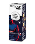 Remove Men Hair Removal Cream for Men - 6 Minute Quick Action, Dermatologically Tested, 3.38 fl oz Remove Men Hair Removal Cream - 3.38 fl oz men's hair removal cream, depilatory cream for men, hair removal for men, male depilatory cream, remove unwanted hair, men's grooming, smooth skin, hair removal solution, dermatologically tested, fast hair removal, 6-minute hair removal, men's skincare, intimate care, Essence Guard technology