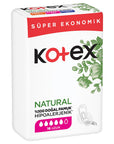 Kotex Natural Ultra Quadro Sanitary Pads - Hypoallergenic, Chemical-Free, Eco-Friendly Menstrual - Hygiene Products
