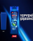 Clear Men Cool Sport Menthol Anti-Dandruff Shampoo - Itch Relief, Oily Scalp Control, Refreshing Menthol - 11.83 fl oz Clear Men Menthol Shampoo: Anti-Dandruff & Itch Relief anti-dandruff shampoo for men, clear men shampoo, menthol shampoo, shampoo for oily scalp, itchy scalp shampoo, dandruff treatment for men, cooling shampoo, Clear Men Cool Sport Menthol, men's shampoo, anti-dandruff, menthol, oily scalp, itchy scalp, dandruff, cooling, hair care, men's grooming, scalp treatment, 3ZeroTech Technology, re
