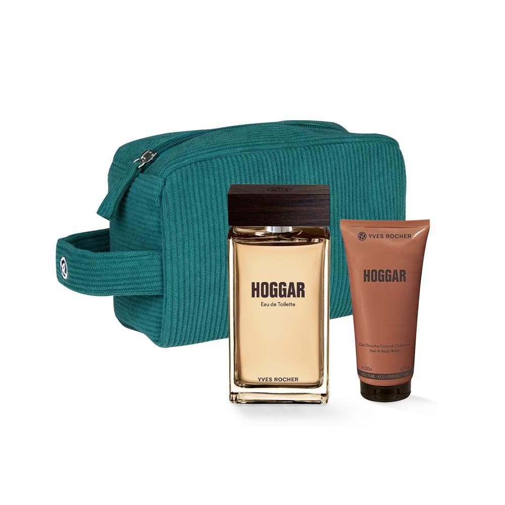 Hoggar Men's Perfume Set - Travel Grooming Kit with EDT Fragrance, Shampoo & Bag Hoggar Men's Perfume Set - Luxury Travel Grooming men's perfume set, travel grooming kit for men, men's fragrance gift set, men's personal care products, travel accessories for men, grooming essentials, luxury fragrance, travel bag for men, coordinated grooming, men's grooming products
