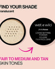 wet n wild Loose Setting Powder - Translucent, Matte Finish Makeup for Long-Lasting Wear - view 5