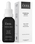 The Ceel Charcoal Face Serum with AHA BHA and Niacinamide - Anti-Aging Skincare for Acne-Prone Skin - Face Serum