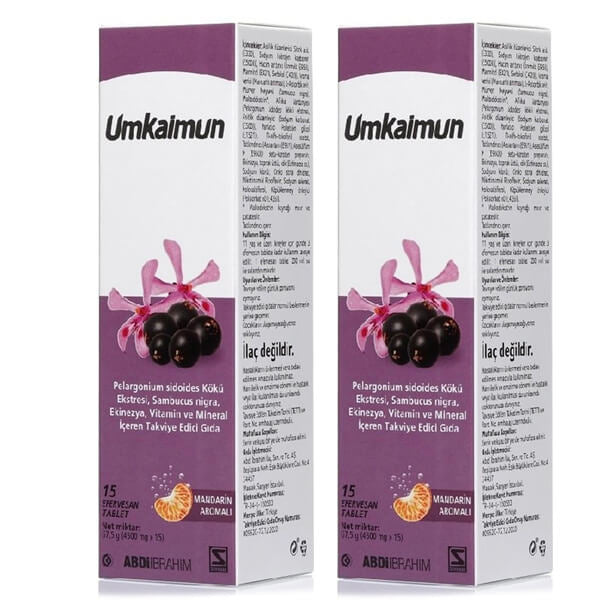 Abdi Ibrahim Umkaimun Effervescent Tablets 2x15 Count