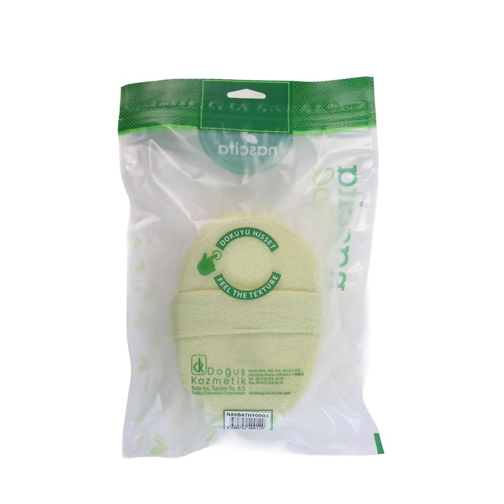 Nascita Cotton Oval Shower Sponge for Gentle Cleansing